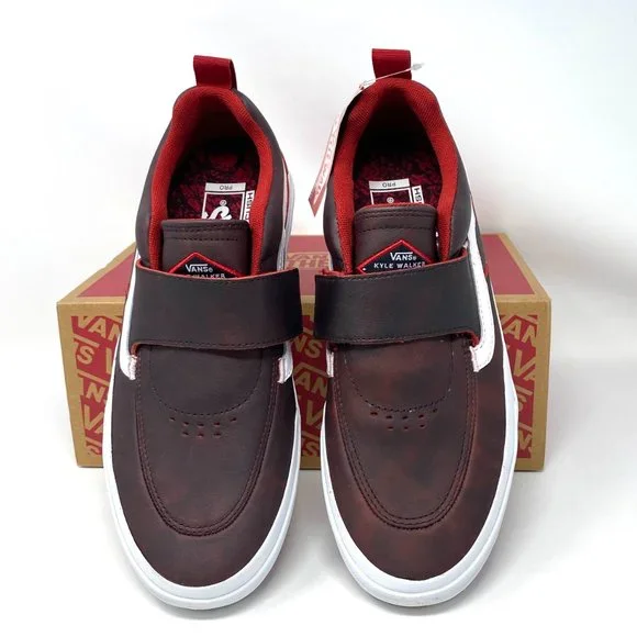 💖MEGA SALE💖VANS Women's VN0A4UW3REB Kyle Walker Pro Red Leather Skate Low - Picture 3 of 12